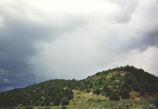 The sky above Berwind Canyon